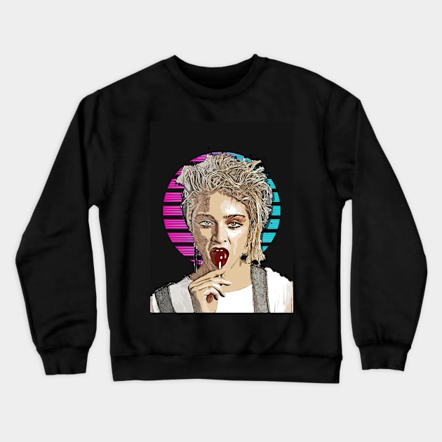 Madonna retro art Crewneck Sweatshirt by PrintstaBee